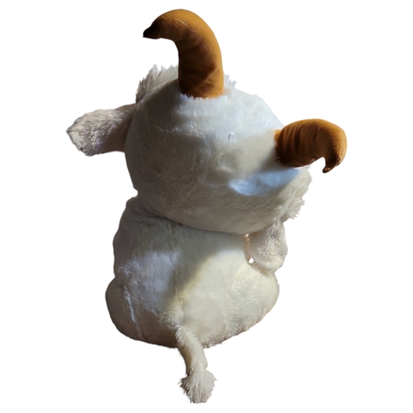 Vtg Stuffed Animal White Billy Goat Peekaboo Toys Plush Soft Big Eyes 22" - Picture 6 of 10